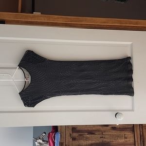 Gray bodycon dress